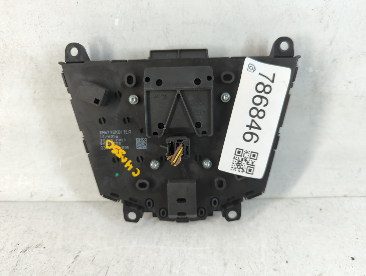 2012-2013 Ford Focus Radio AM FM Cd Player Receiver Replacement P/N:DM5T18K811LA Fits Fits 2012 2013 OEM Used Auto Parts - O