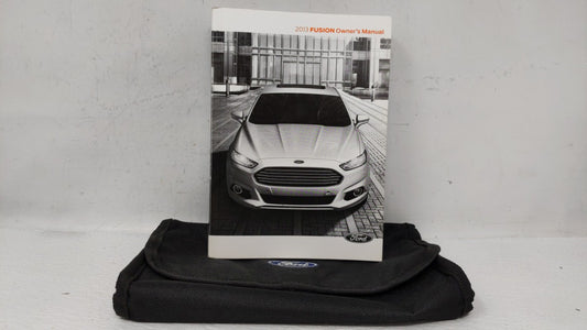 2013 Ford Fusion Owners Manual Book Guide OEM Used Auto Parts