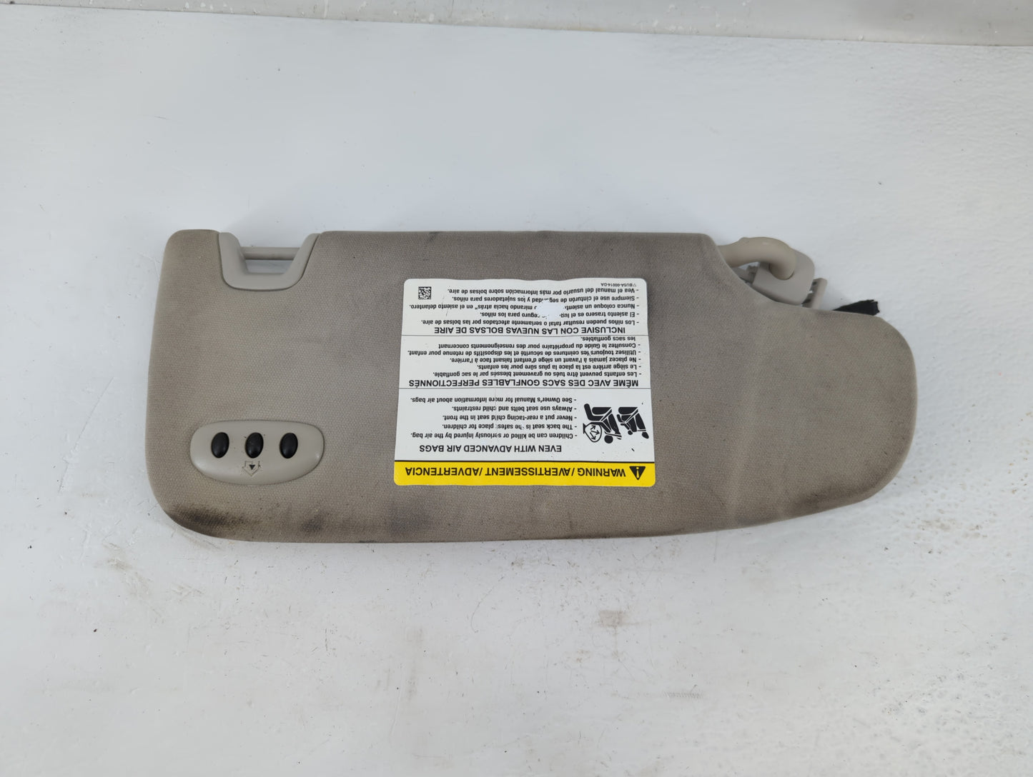 2013-2014 Ford Fusion Sun Visor Shade Replacement Driver Left Mirror Fits Fits 2013 2014 OEM Used Auto Parts - Oemusedautopa