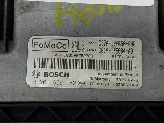 2013 Ford Fusion PCM Engine Control Computer ECU ECM PCU OEM P/N:0 261 S09 580 DS7A-12A650-ANJ Fits OEM Used Auto Parts