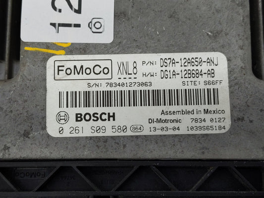 2013 Ford Fusion PCM Engine Control Computer ECU ECM PCU OEM P/N:0 261 S09 580 DS7A-12A650-ANJ Fits OEM Used Auto Parts