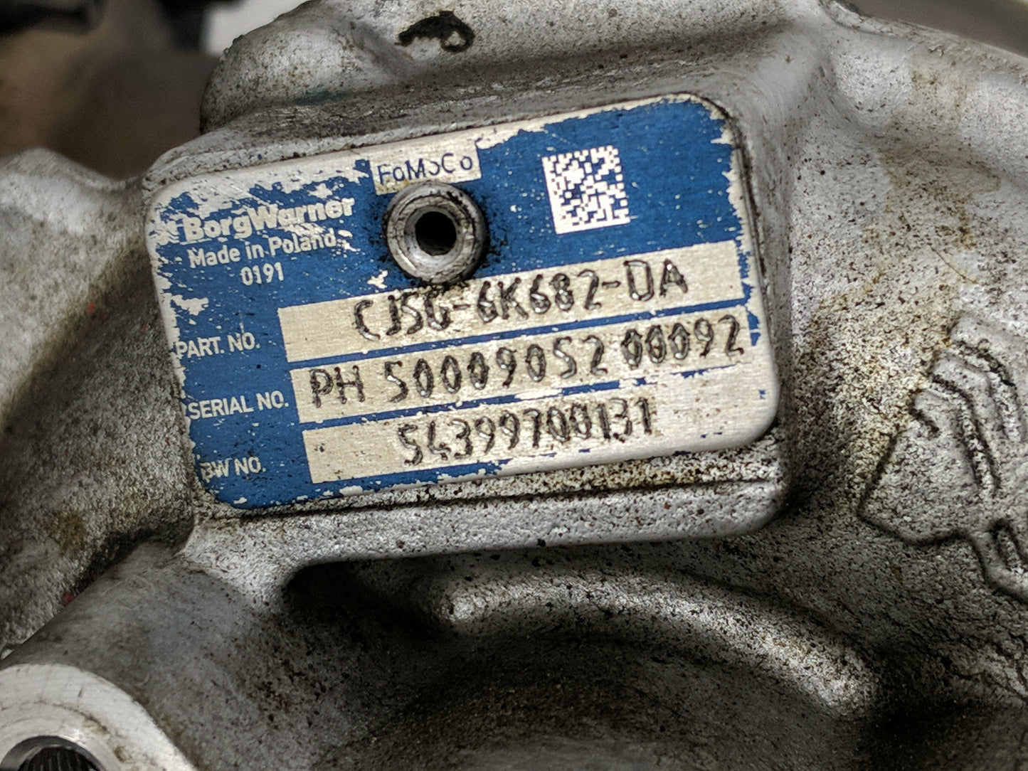 2013 Ford Fusion Turbocharger Turbo Charger Super Charger Supercharger - Oemusedautoparts1.com