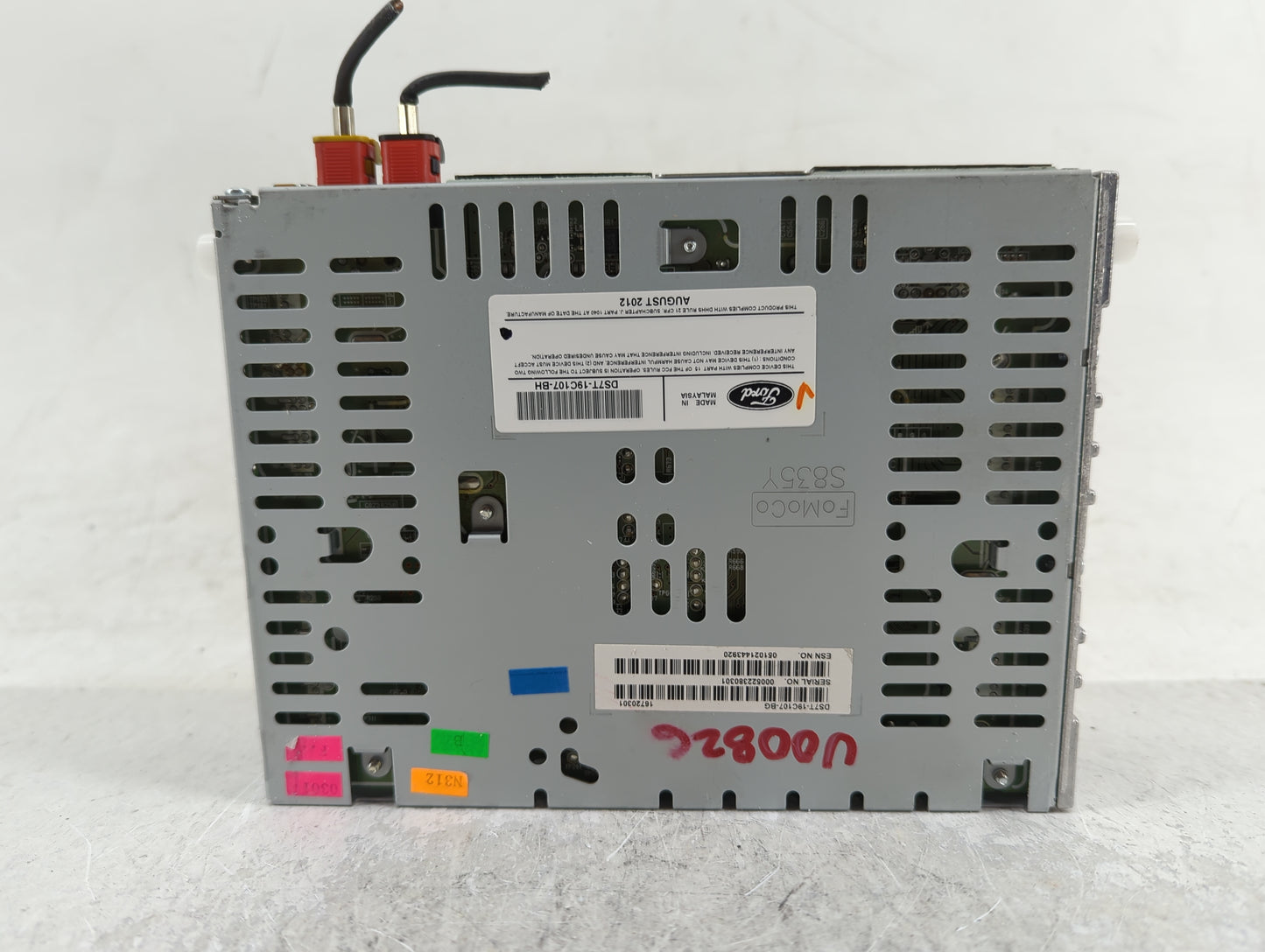 2013-2015 Ford Fusion Radio AM FM Cd Player Receiver Replacement P/N:DS7T-19C107-BH Fits Fits 2013 2014 2015 OEM Used Auto P