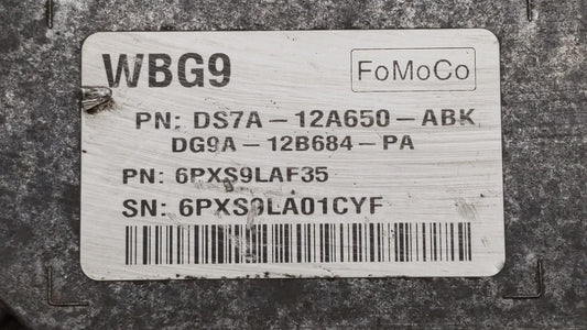 2013 Ford Fusion PCM Engine Control Computer ECU ECM PCU OEM P/N:DS7A-12A650-ACK DS7A-12A650-ACJ, DG9A-12B684-PA Fits OEM Used Auto Parts