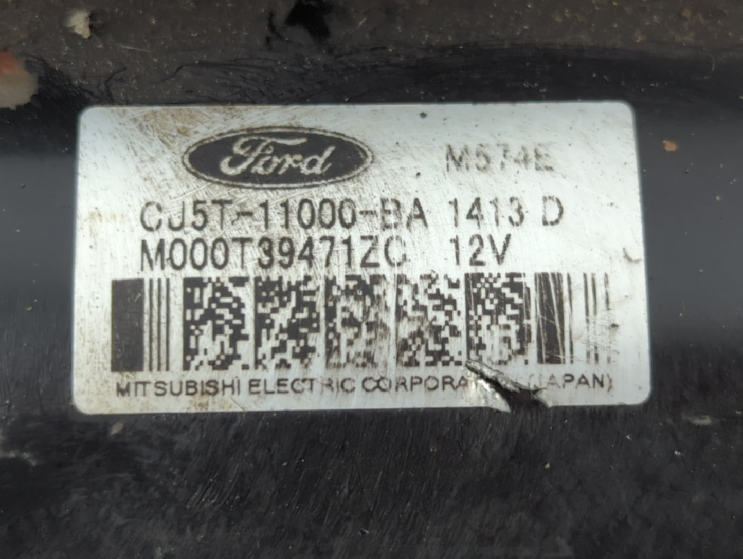 2013-2016 Ford Fusion Car Starter Motor Solenoid OEM P/N:14113 D CJ5T-11000-BA Fits Fits 2013 2014 2015 2016 OEM Used Auto P