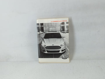 2013 Ford Fusion Owners Manual Book Guide P/N:DE5J 19A321 AA OEM Used Auto Parts