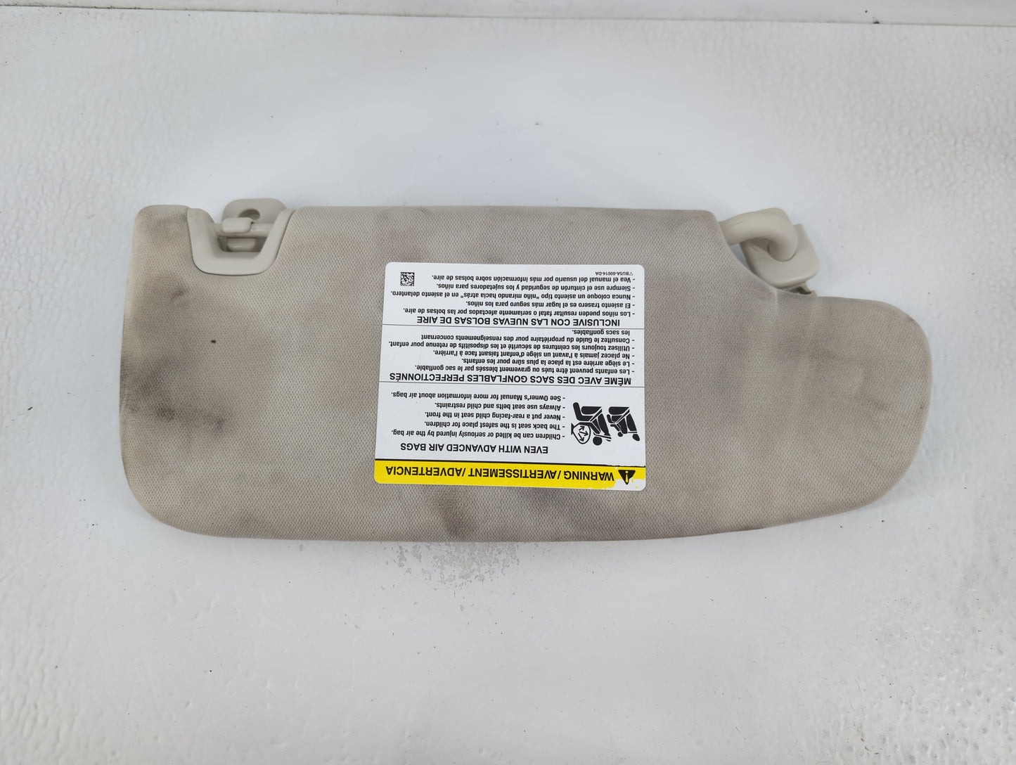 2013-2014 Ford Fusion Sun Visor Shade Replacement Passenger Right Mirror Fits Fits 2013 2014 OEM Used Auto Parts - Oemusedau