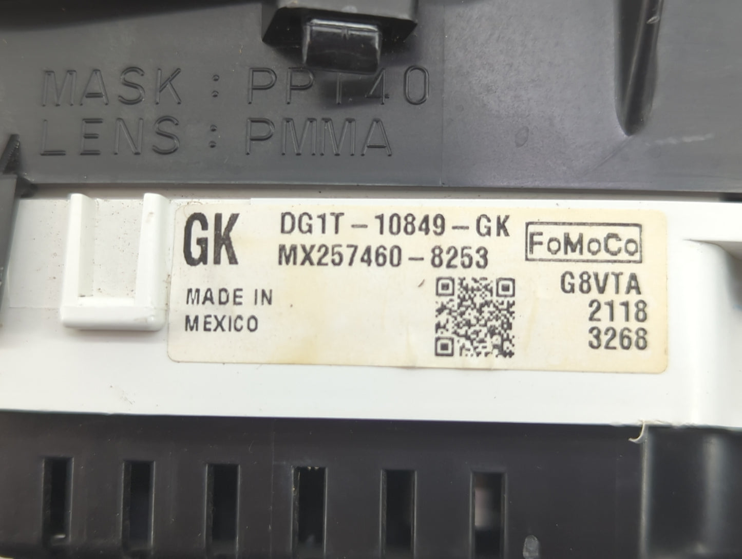 2013 Ford Taurus Instrument Cluster Speedometer Gauges P/N:DG1T-10849-GK MX257460-8253 Fits OEM Used Auto Parts - Oemusedaut