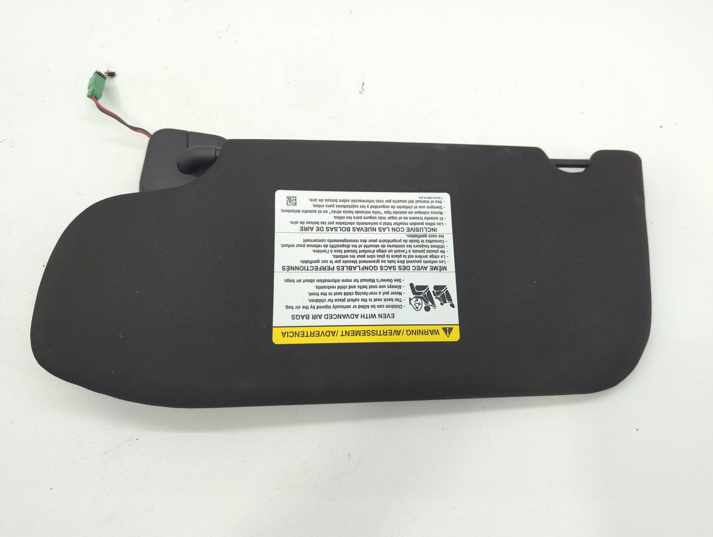 2013-2019 Ford Taurus Sun Visor Shade Replacement Passenger Right Mirror Fits OEM Used Auto Parts - Oemusedautoparts1.com