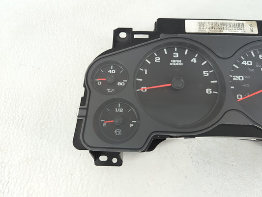 2007-2013 Gmc Sierra 1500 Instrument Cluster Speedometer Gauges P/N:$R38074 Fits Fits 2007 2008 2009 2010 2011 2012 2013 OEM Used Auto Parts