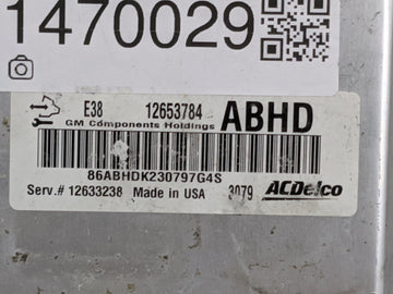 2010-2014 Gmc Yukon PCM Engine Control Computer ECU ECM PCU OEM P/N:12653784 12633238 Fits OEM Used Auto Parts