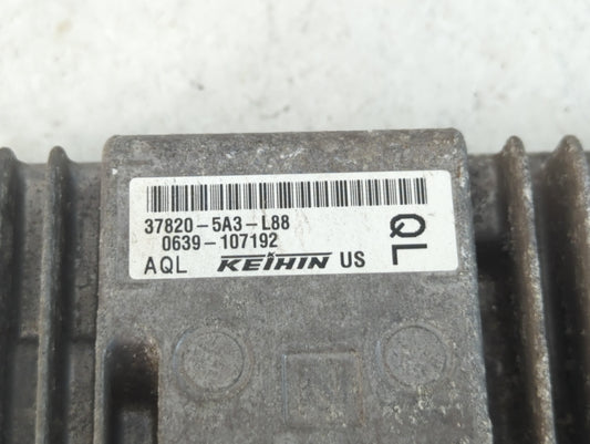 2013 Honda Accord PCM Engine Control Computer ECU ECM PCU OEM P/N:0639-107192 37820-5A3-L88 Fits OEM Used Auto Parts