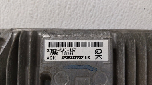 2013 Honda Accord PCM Engine Control Computer ECU ECM PCU OEM P/N:37820-5G1-L55 37820-5A3-L67 Fits OEM Used Auto Parts