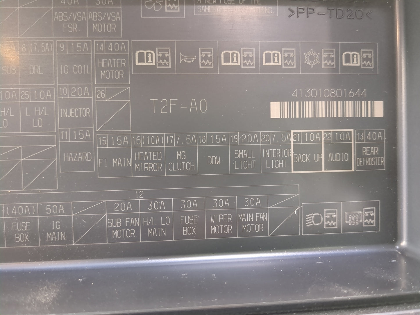 2013 Honda Accord Fusebox Fuse Box Panel Relay Module Fits OEM Used Auto Parts - Oemusedautoparts1.com