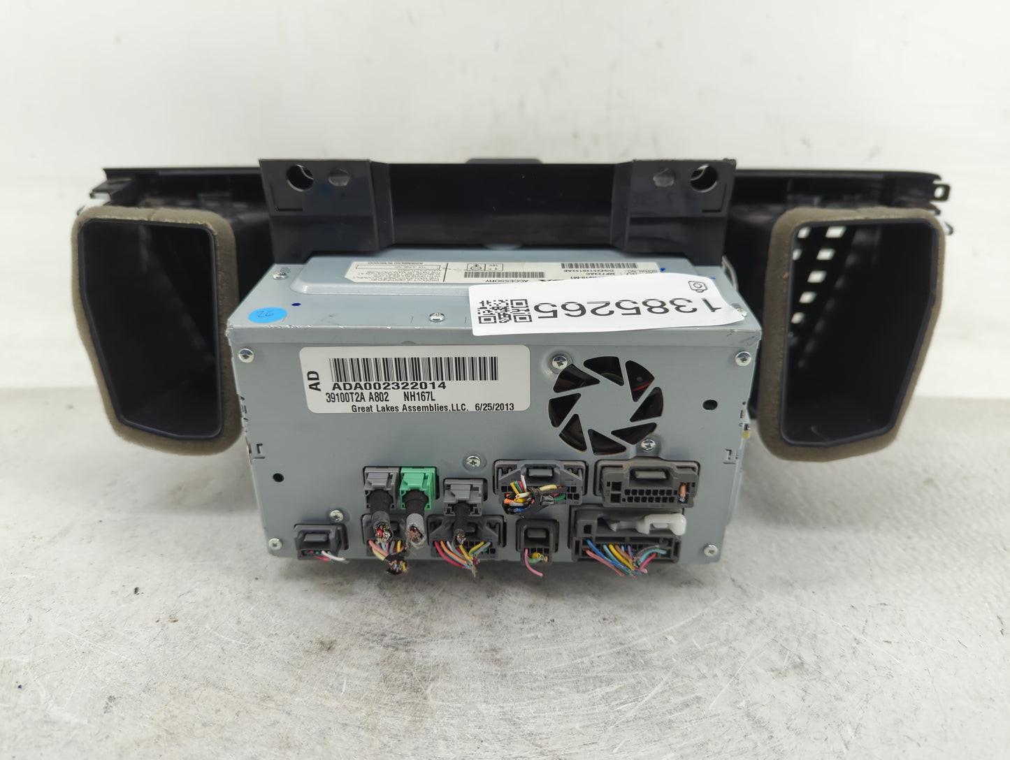 2013 Honda Accord Radio AM FM Cd Player Receiver Replacement P/N:39101-T2A-A810-M1 MF723AC, 39100T2A A802 Fits OEM Used Auto