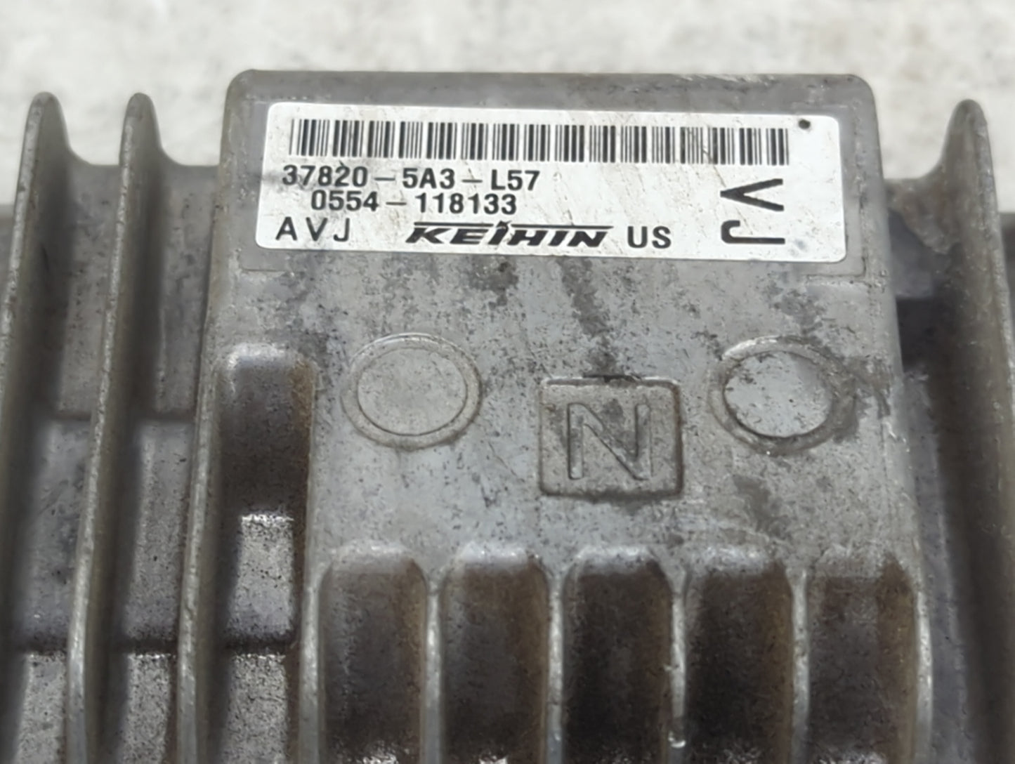 2013 Honda Accord PCM Engine Control Computer ECU ECM PCU OEM P/N:37820-5A3-L57 0554-118133 Fits OEM Used Auto Parts - Oemus