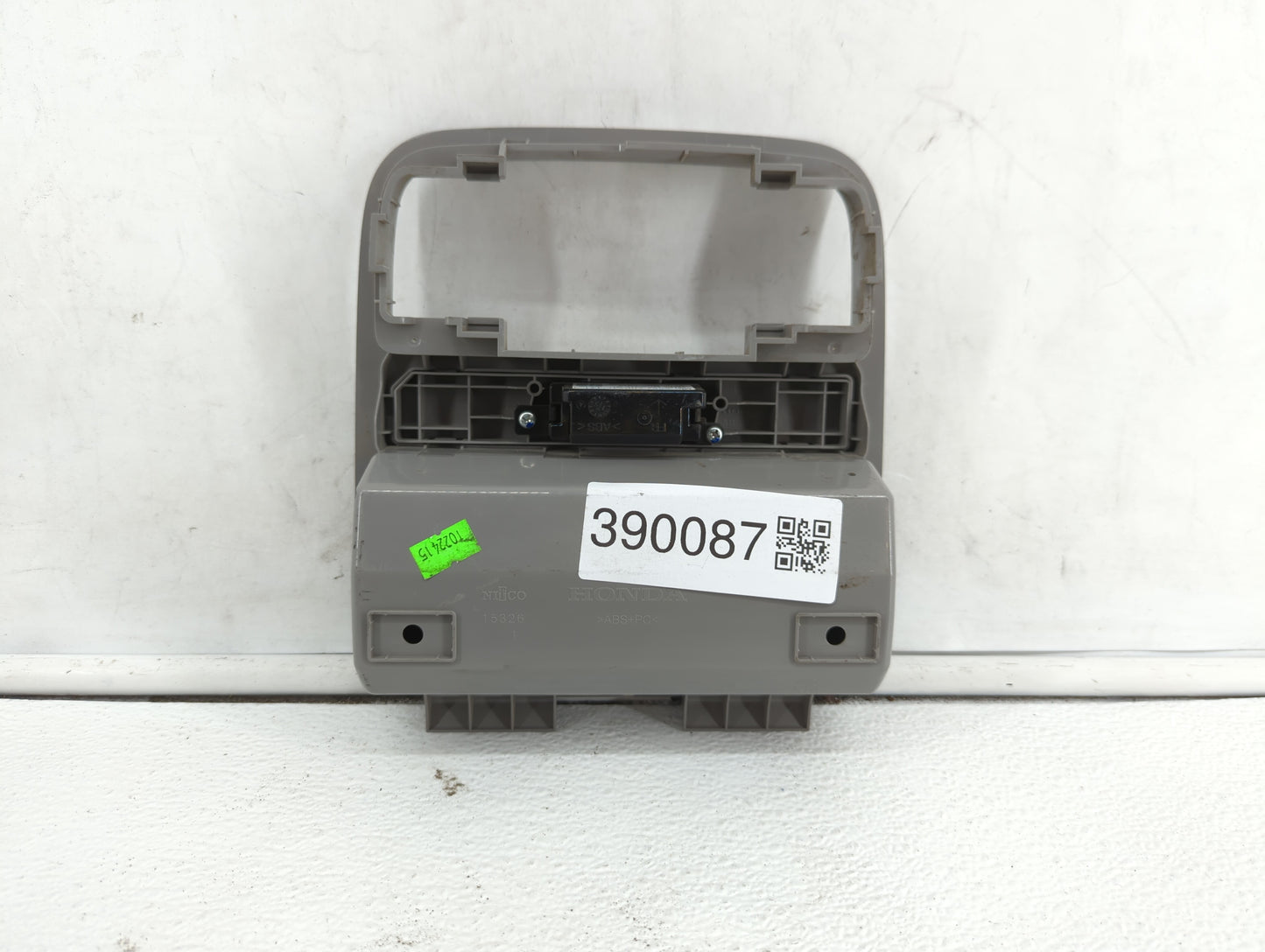 2013 Honda Accord Overhead Roof Console Grey - Oemusedautoparts1.com