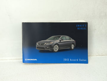 2013 Honda Accord Owners Manual Book Guide OEM Used Auto Parts