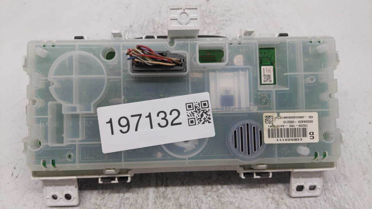 2012-2013 Honda Civic Instrument Cluster Speedometer Gauges P/N:78200-TR0-A420-M1 78100-TR0-A130-M1 Fits Fits 2012 2013 OEM