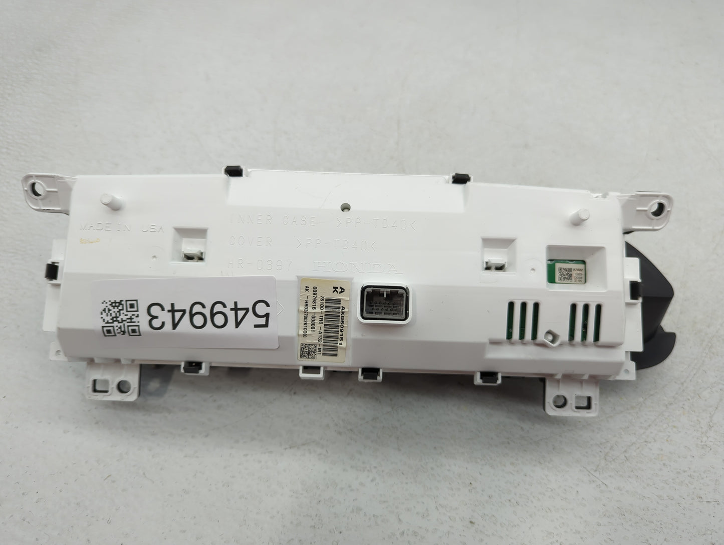 2012-2015 Honda Civic Instrument Cluster Speedometer Gauges P/N:78100-TR0-A132-M1 78200-TR3-A011-M1 Fits Fits 2012 2013 2014