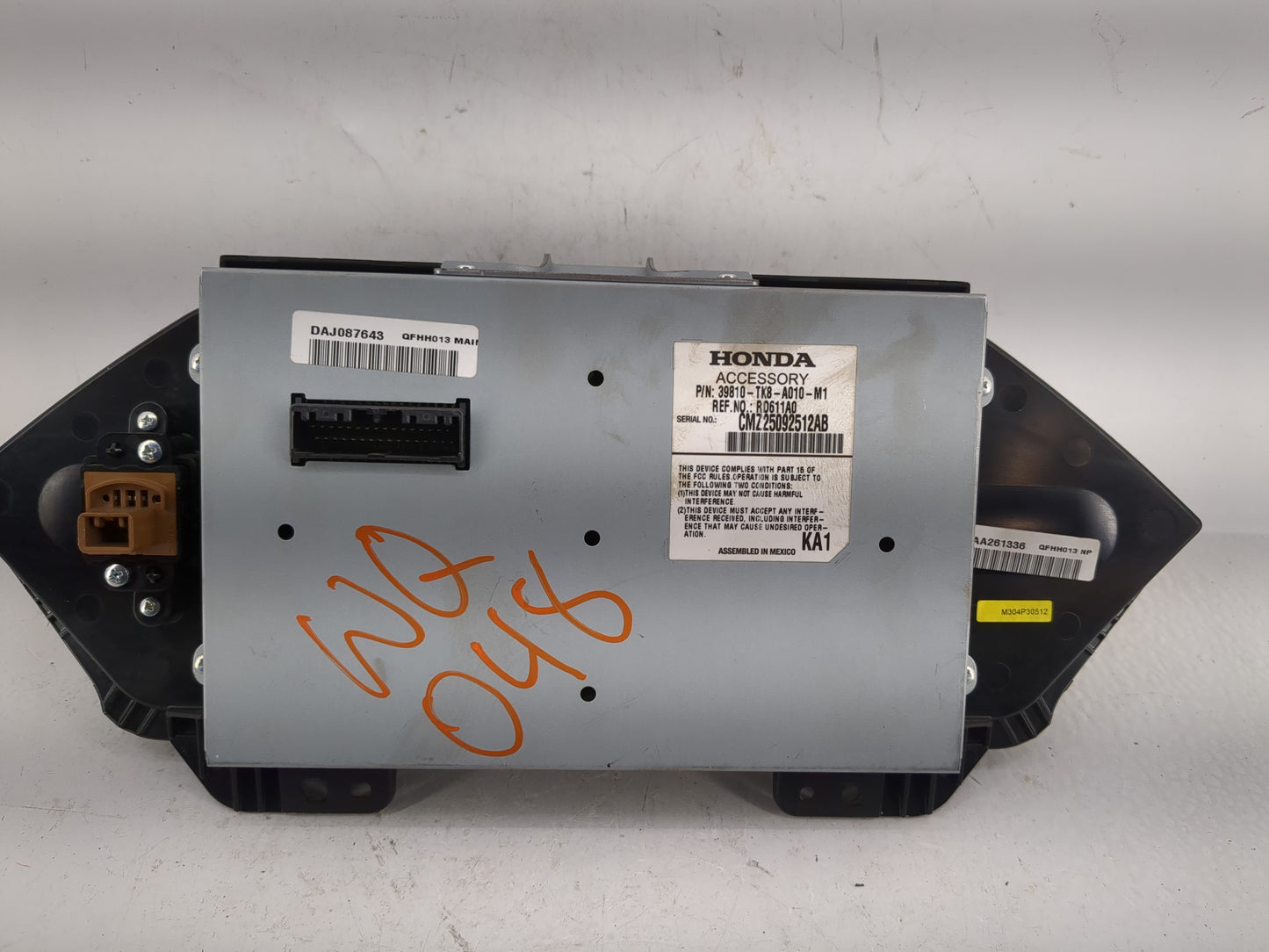 2011-2013 Honda Odyssey Information Display Screen - Oemusedautoparts1.com
