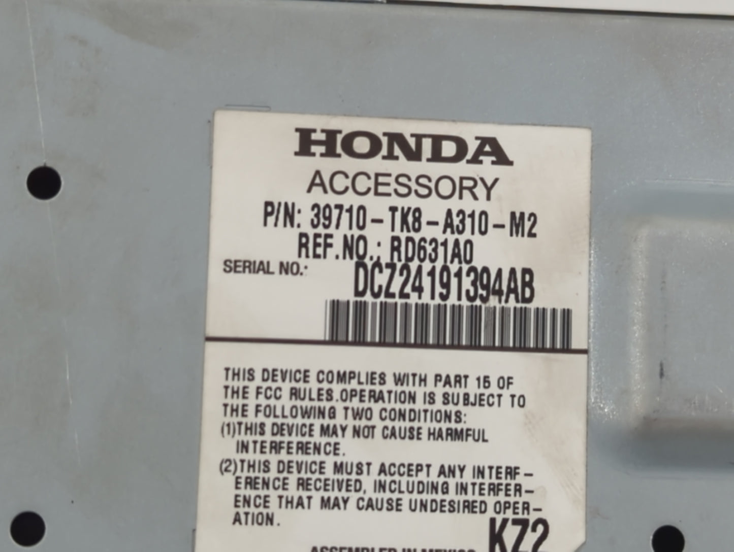 2013 Honda Odyssey Instrument Cluster Speedometer Gauges Fits OEM Used Auto Parts - Oemusedautoparts1.com