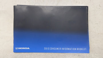 2013 Honda Odyssey Owners Manual Book Guide OEM Used Auto Parts