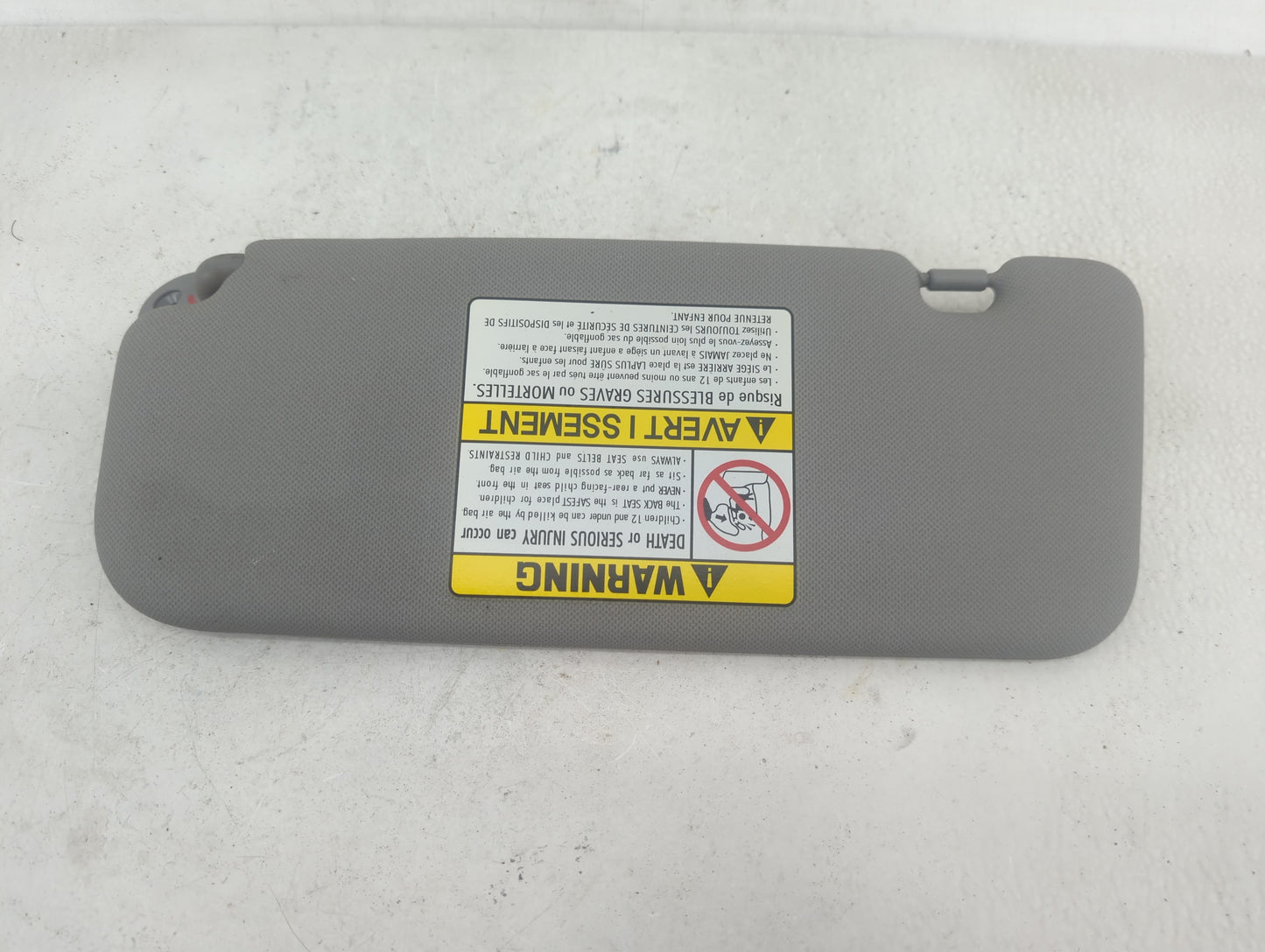 2012-2013 Hyundai Accent Sun Visor Shade Replacement Passenger Right Mirror Fits Fits 2012 2013 OEM Used Auto Parts - Oemuse