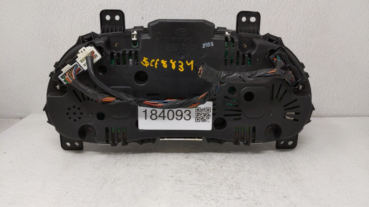 2012-2013 Hyundai Accent Instrument Cluster Speedometer Gauges P/N:94001-1R000 94001-1R020 Fits Fits 2012 2013 OEM Used Auto