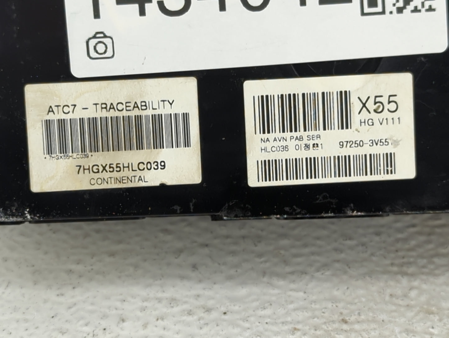 2012-2013 Hyundai Azera Climate Control Module Temperature AC/Heater Replacement P/N:97250-3V550 97250-3VXXX Fits Fits 2012