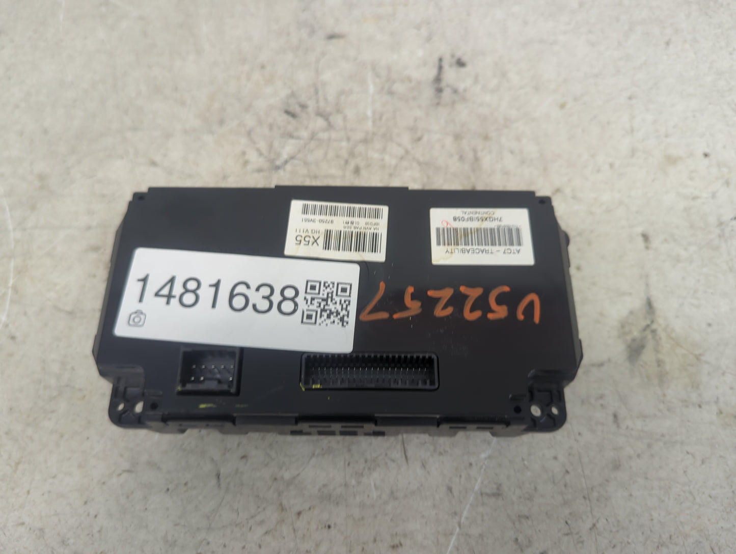 2012-2013 Hyundai Azera Climate Control Module Temperature AC/Heater Replacement P/N:972503V551 IBF058 Fits Fits 2012 2013 O