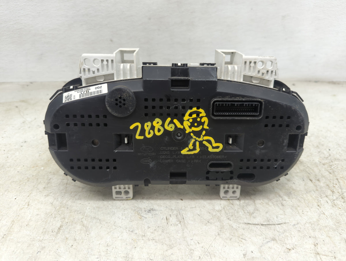 2013 Hyundai Elantra Instrument Cluster Speedometer Gauges P/N:94001-3X275 Miles:100K Fits OEM Used Auto Parts - Oemusedauto