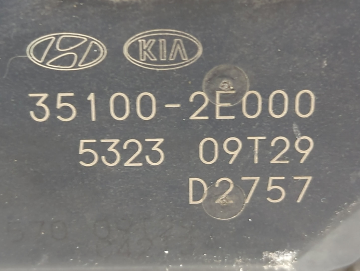 2011-2020 Hyundai Elantra Throttle Body P/N:35100-2E000 12671379AA Fits OEM Used Auto Parts - Oemusedautoparts1.com