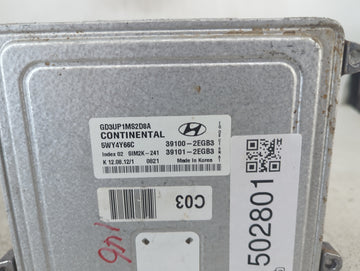 2013 Hyundai Elantra PCM Engine Control Computer ECU ECM PCU OEM P/N:GD3UP1MS2D8A 5WY4Y66C, 39100-2EGB3, 39101-2EGB3 Fits OEM Used Auto Parts