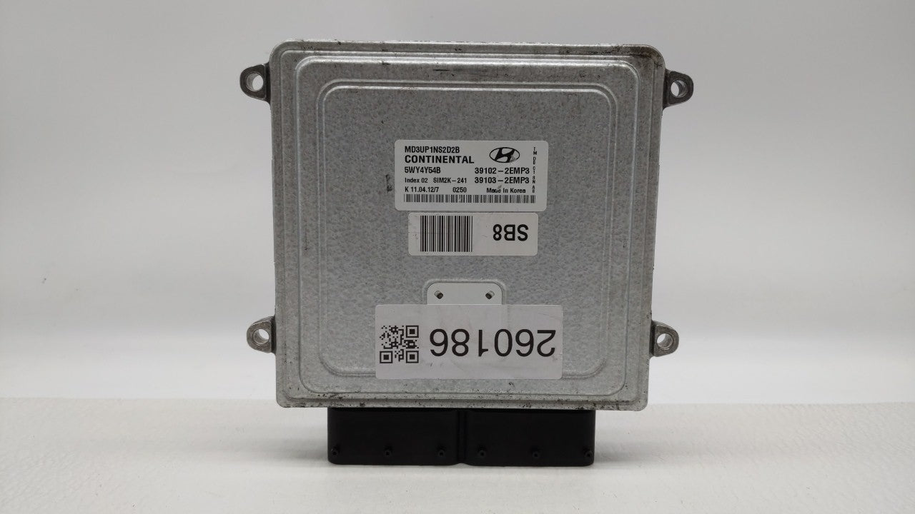 2011-2013 Hyundai Elantra PCM Engine Control Computer ECU ECM PCU OEM P/N:39103-2EMB2 39102-2EMB2 Fits Fits 2011 2012 2013 O