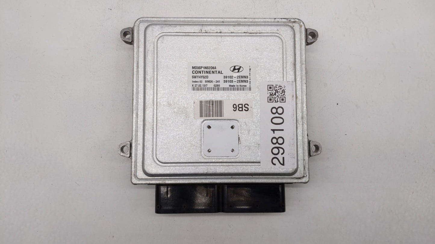 2011-2013 Hyundai Elantra PCM Engine Control Computer ECU ECM PCU OEM P/N:39102-2EMN2 39103-2EMN2 Fits Fits 2011 2012 2013 O