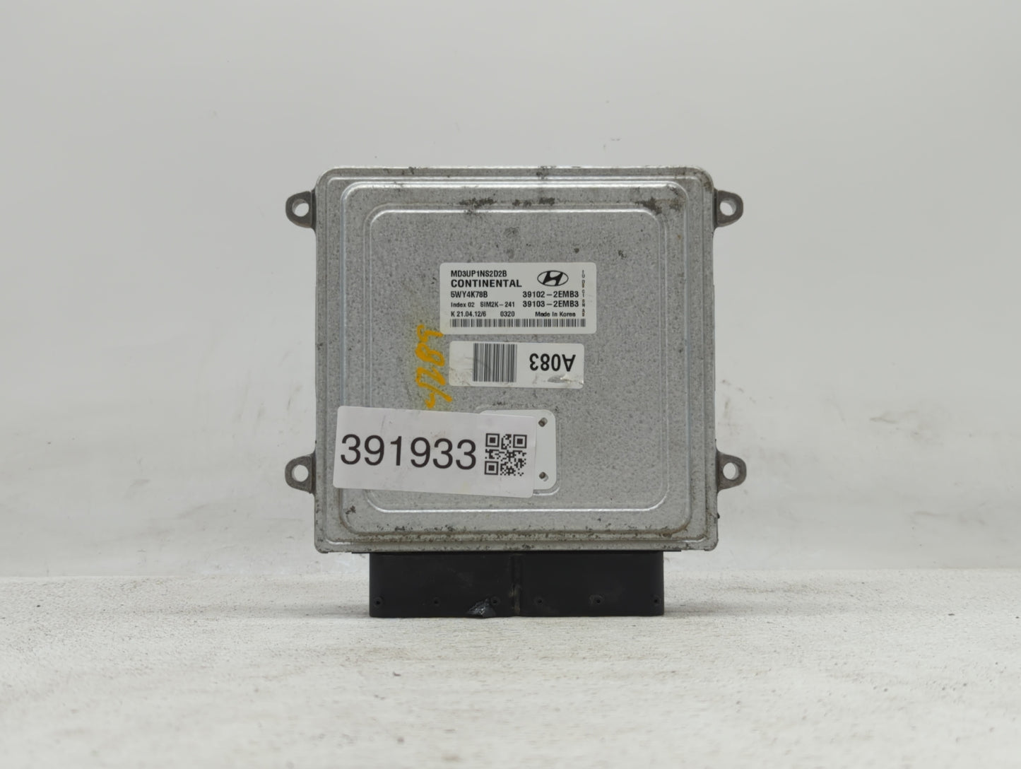 2011-2013 Hyundai Elantra PCM Engine Control Computer ECU ECM PCU OEM P/N:39102-2EMB3 39102-2EMB2 Fits Fits 2011 2012 2013 O