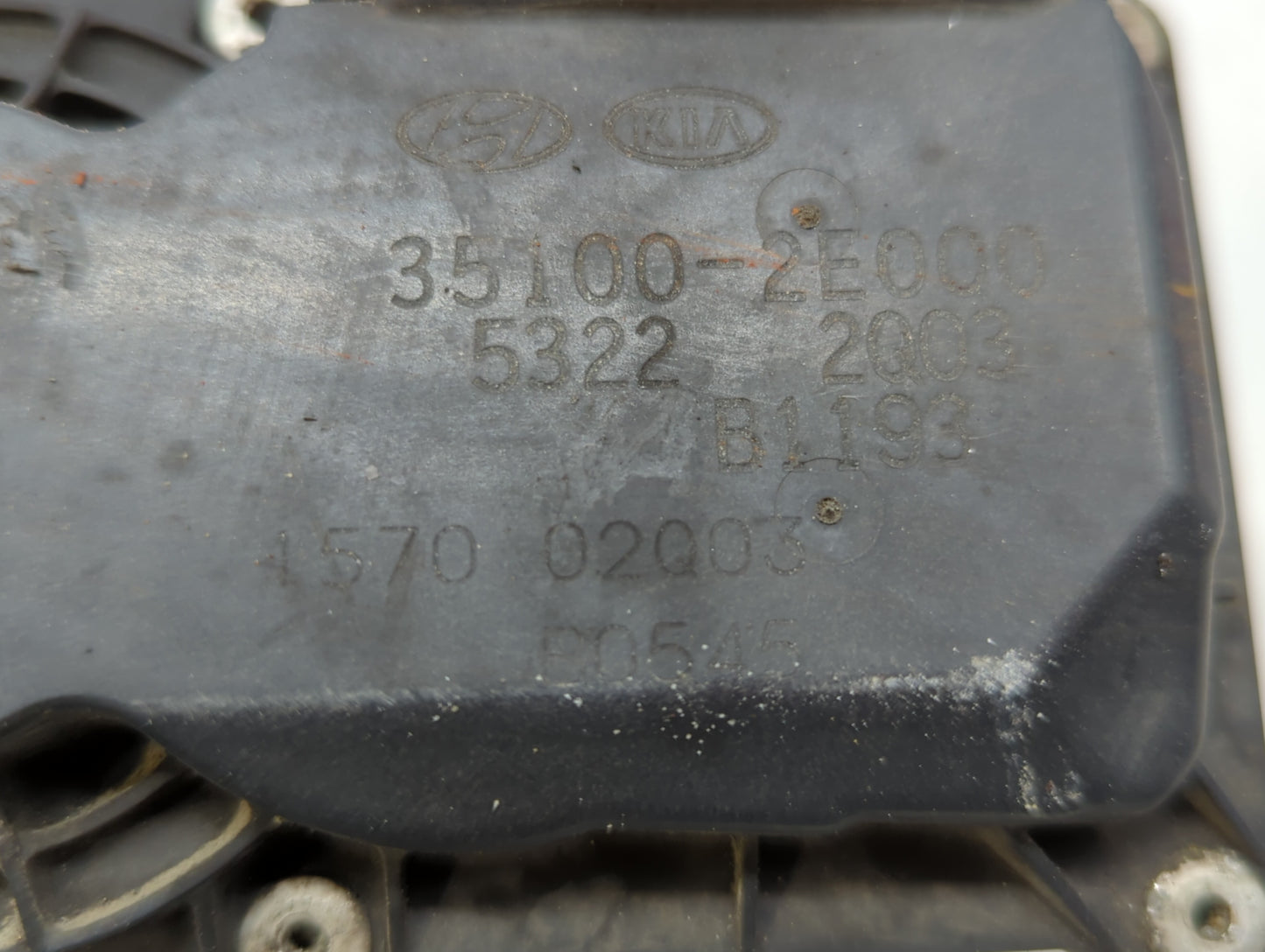 2011-2020 Hyundai Elantra Throttle Body P/N:35100-2E000 35100-2E710 Fits OEM Used Auto Parts - Oemusedautoparts1.com