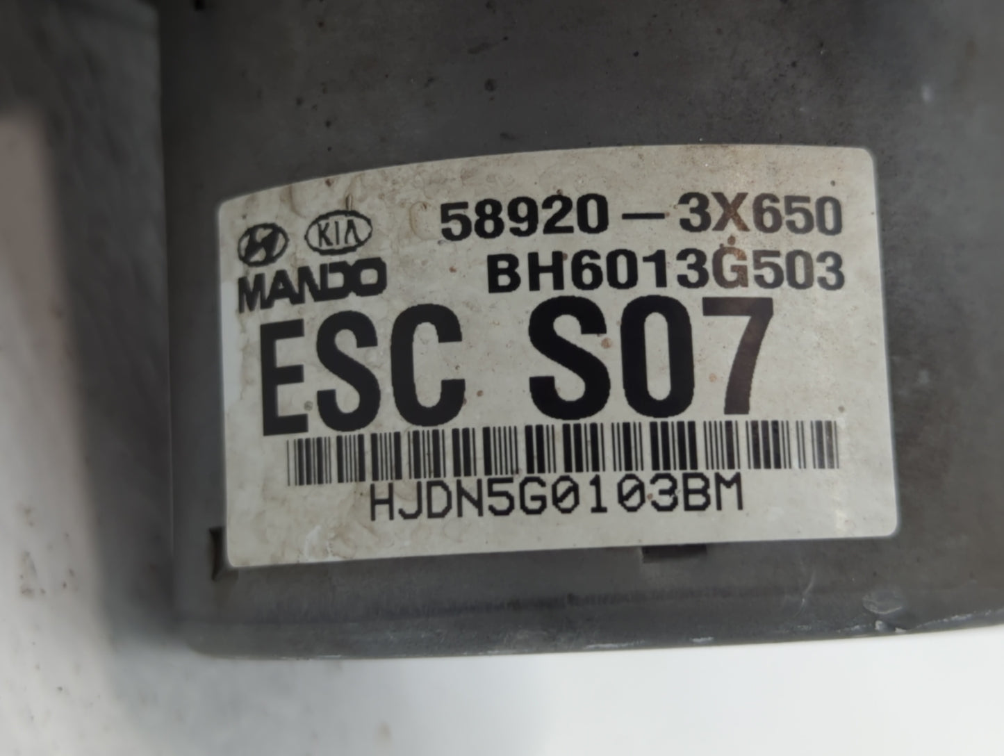 2011-2013 Hyundai Elantra ABS Pump Control Module Replacement P/N:58920-3X650 Fits Fits 2011 2012 2013 OEM Used Auto Parts -