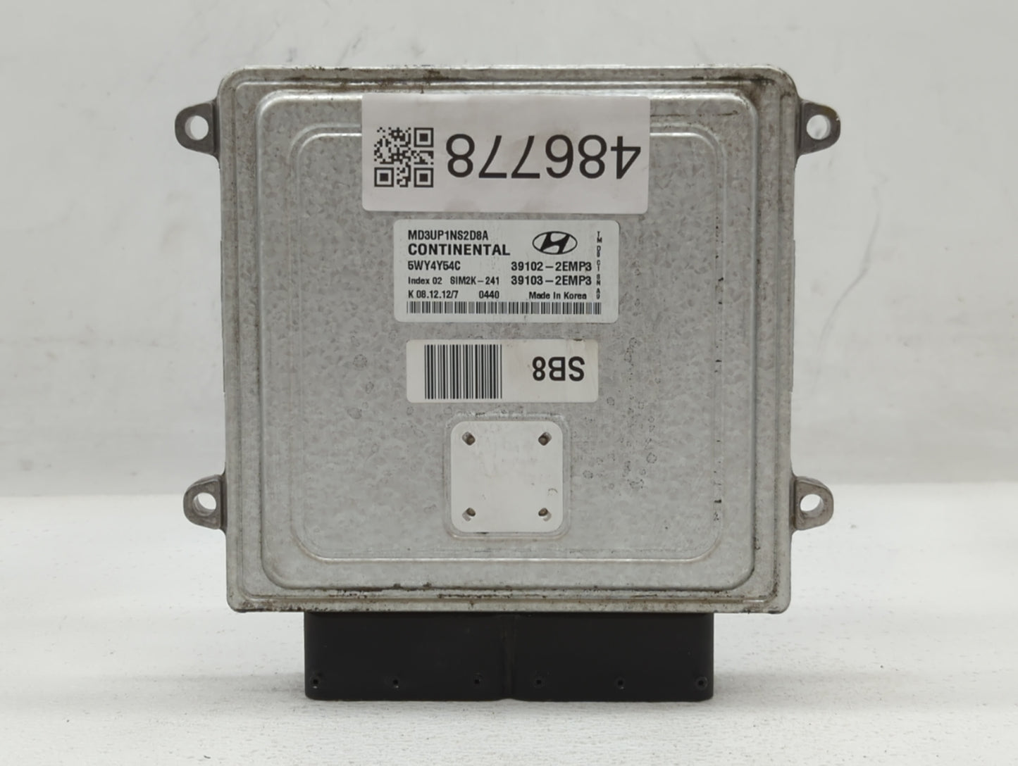 2011-2013 Hyundai Elantra PCM Engine Control Computer ECU ECM PCU OEM P/N:39103-2EMB2 39102-2EMB2 Fits Fits 2011 2012 2013 O
