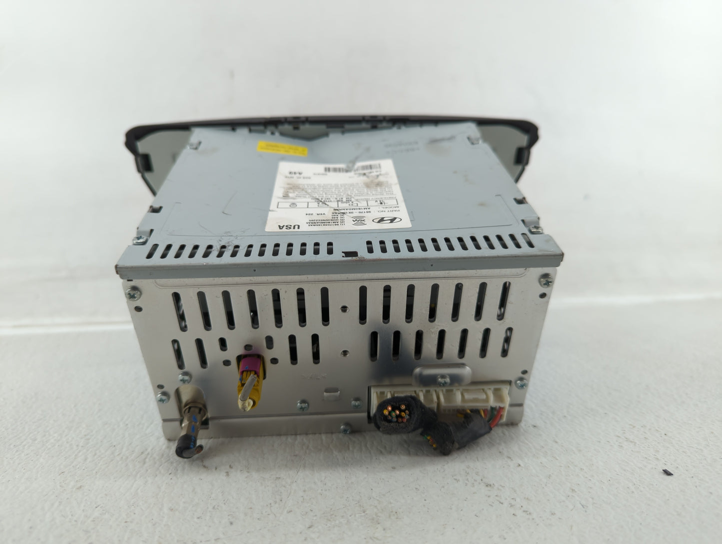2013 Hyundai Elantra Radio AM FM Cd Player Receiver Replacement P/N:96170-3X165RA5 Fits OEM Used Auto Parts - Oemusedautopar