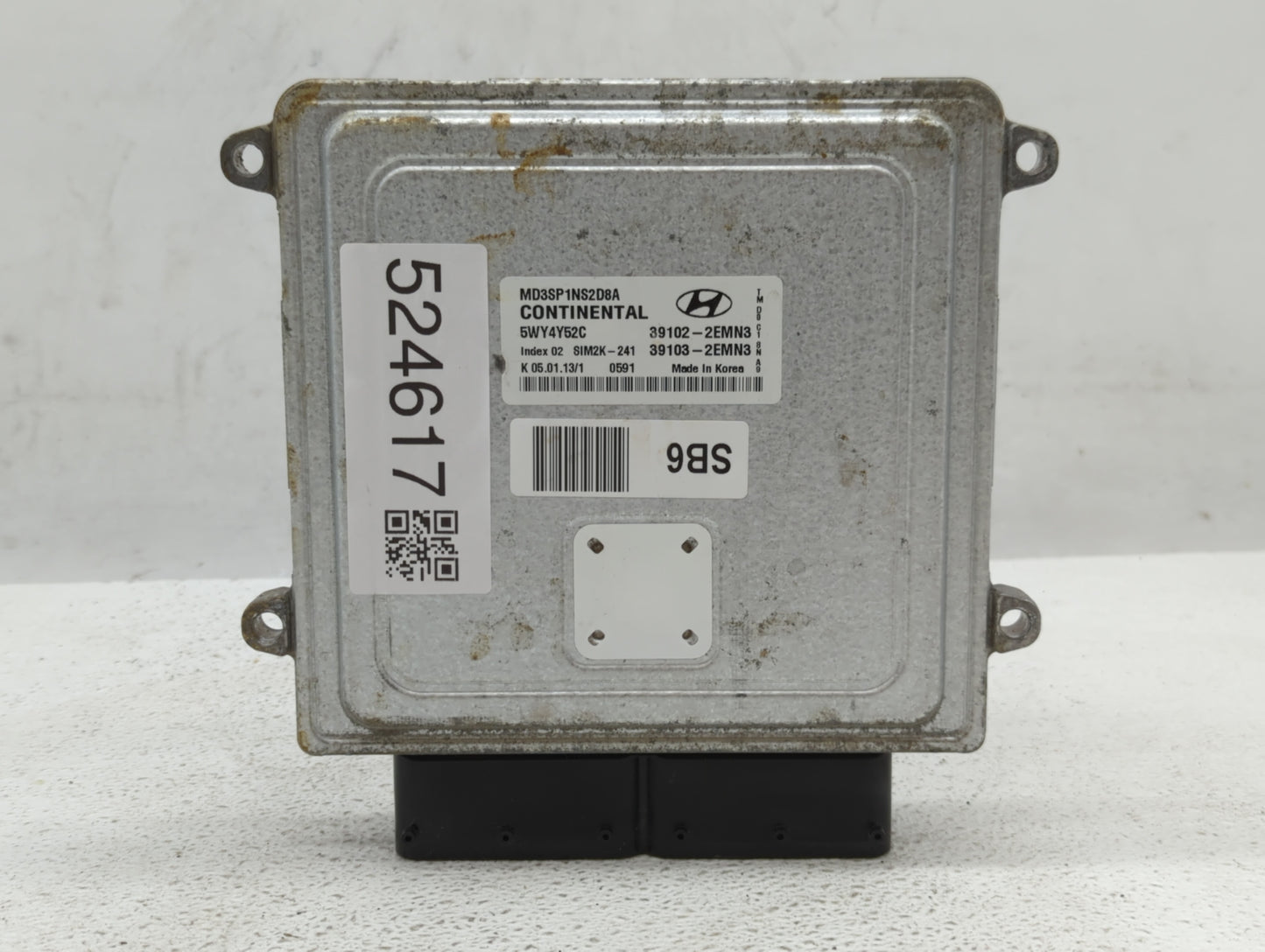 2011-2013 Hyundai Elantra PCM Engine Control Computer ECU ECM PCU OEM P/N:39103-2EMA3 39102-2EMA3 Fits Fits 2011 2012 2013 O