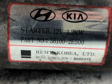 2011-2014 Hyundai Elantra Car Starter Motor Solenoid OEM P/N:36100-2E550 36100-2E120 Fits Fits 2011 2012 2013 2014 OEM Used Auto Parts