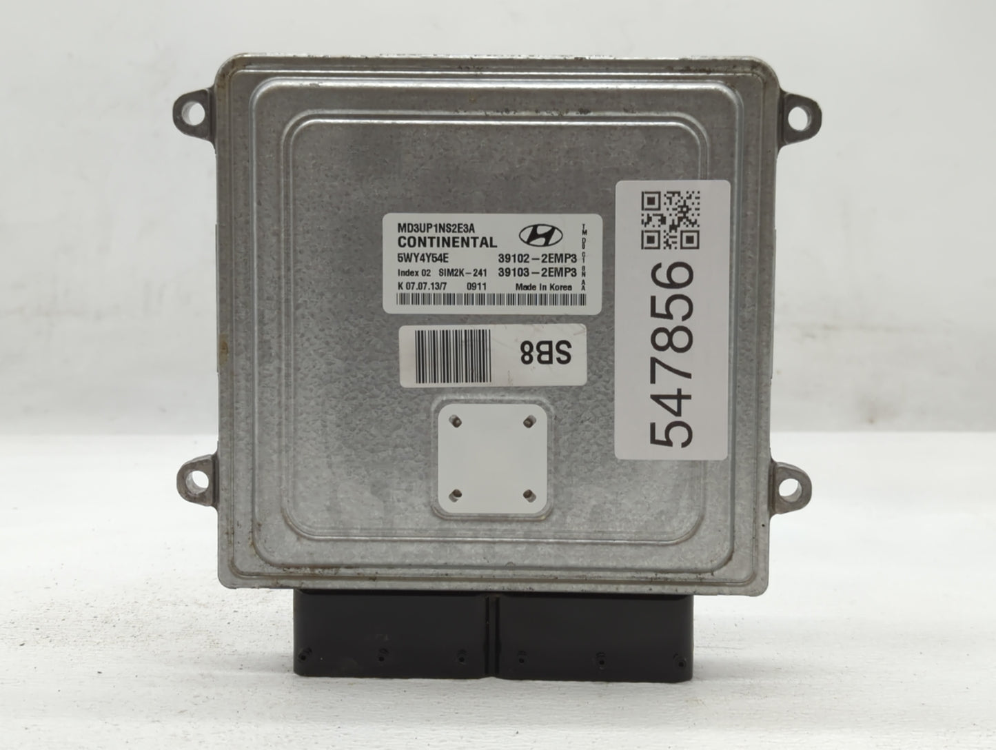 2011-2013 Hyundai Elantra PCM Engine Control Computer ECU ECM PCU OEM P/N:39102-2EMB3 39102-2EMP3 Fits Fits 2011 2012 2013 O
