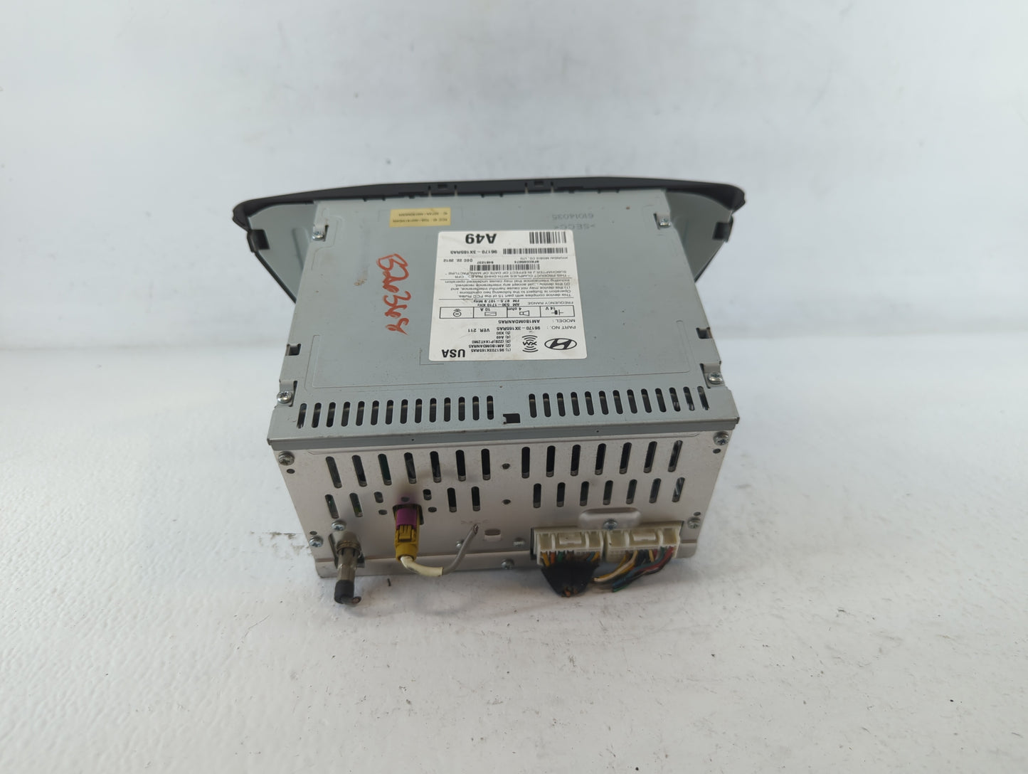 2013-2013 Hyundai Elantra Am Fm Cd Player Radio Receiver - Oemusedautoparts1.com