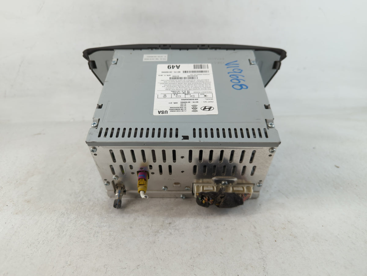 2013-2013 Hyundai Elantra Am Fm Cd Player Radio Receiver 761673 - Oemusedautoparts1.com
