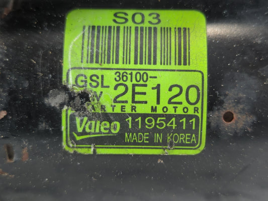 2013-2014 Hyundai Elantra Car Starter Motor Solenoid OEM P/N:36100-2E120 Fits Fits 2012 2013 2014 2015 2016 OEM Used Auto Parts