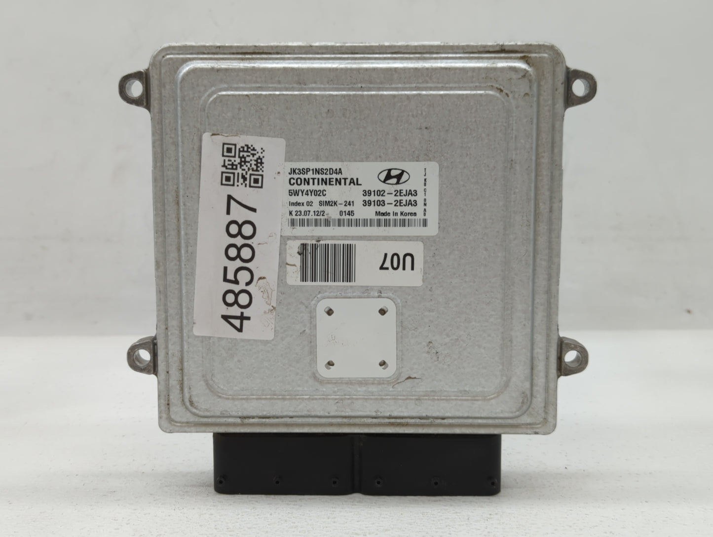 2013 Hyundai Elantra Coupe PCM Engine Control Computer ECU ECM PCU OEM P/N:39103-2EJA3 39102-2EJA3 Fits OEM Used Auto Parts