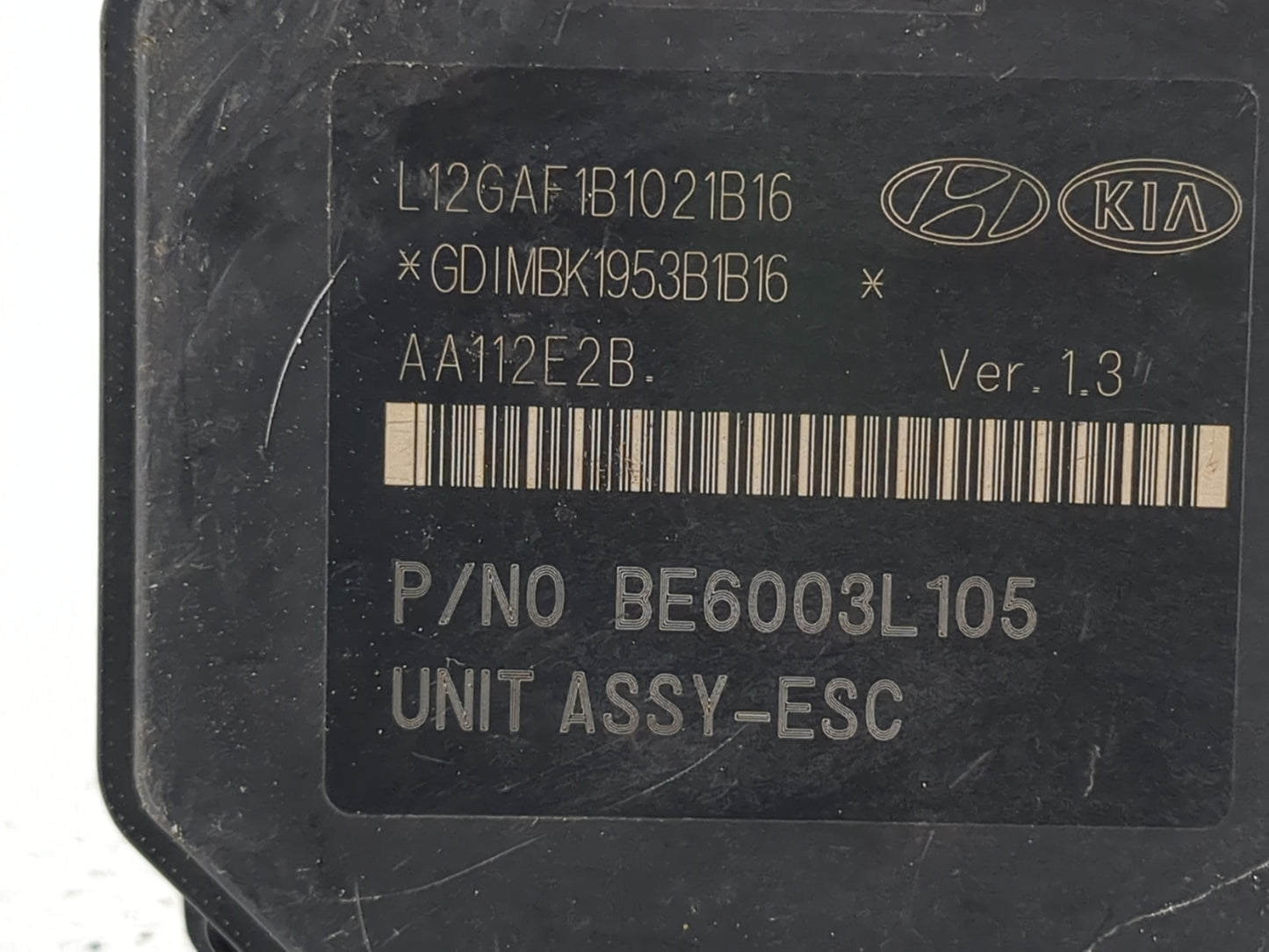 2013 Hyundai Genesis ABS Pump Control Module Replacement P/N:BE6003L105 Fits OEM Used Auto Parts - Oemusedautoparts1.com
