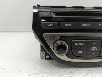 2013-2015 Hyundai Genesis Radio AM FM Cd Player Receiver Replacement P/N:96560-2M770YHG Fits Fits 2013 2014 2015 OEM Used Auto Parts
